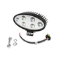 CRAWER Oval LED Work Light - 60 Degree Wide Flood beam - CR-1015-60