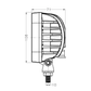 CRAWER CR-1067 40W High Voltage LED Work Light 9–110V