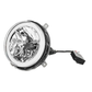 Crawer Round LED Headlights with Angel Eyes Position Light Fendt - CR-3035s