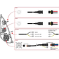 New Holland T6 / T7 LED Headlight Set with Position Light