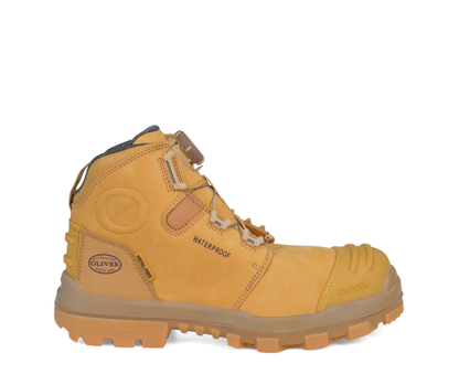 Oliver Footwear 130mm Wheat BOA Waterproof Safety Boot 54-530FLS