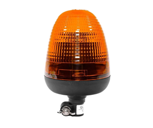 CRAWER Oval LED Beacon with Built-In Resistor – 55 W, Flash & Rotate Warning Light - CR-7005
