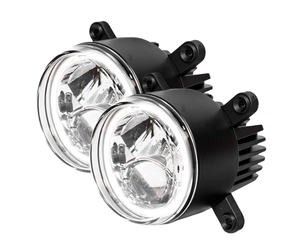 CRAWER Hyperios LED Headlight Set with Angel Eyes - CR-3009-P-ND7S