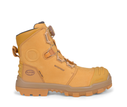 Oliver Footwear 150mm Wheat BOA Waterproof Safety Boot 54-532FLS