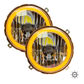 Crawer Round LED Headlights with Angel Eyes Position Light Fendt - CR-3035s