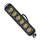 CRAWER LED Amber Warning Flasher – 18 W IP67 Rectangular LED Strobe Light - FL6OR