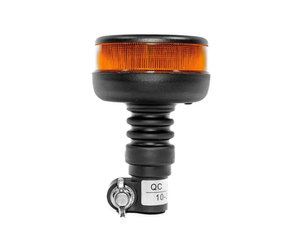 CRAWER 24W Flat LED Warning Beacon (Flash & Rotate) – Amber LED Strobe Light - CR-7001