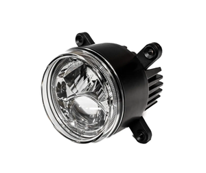 Crawer Hyperios 90mm LED Headlight Set with Dim, High Beam & Angel Eyes - CR-3009-P-ND6S
