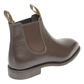 Harold Grazier Cork Rubber Sole Chocolate Chelsea Boots