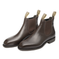 Harold Grazier Cork Rubber Sole Chocolate Chelsea Boots