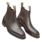 Harold Grazier Cork Rubber Sole Chocolate Chelsea Boots