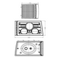 Crawer Case IH Headlight and Worklight Set - CR-3012