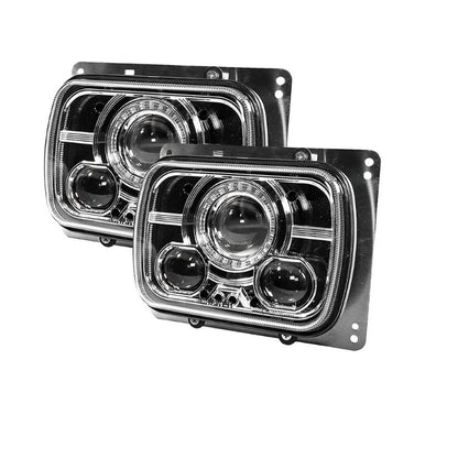 Crawer LED Headlight Kit for Fiat Agri Tractors – E-Approved