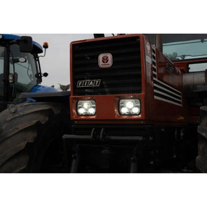 Crawer LED Headlight Kit for Fiat Agri Tractors – E-Approved