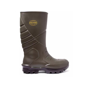 Oliver Footwear 24205-GRN Safety Steel Toe Gumboots