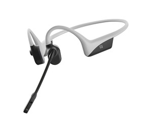Shokz OpenComm NC Bone Conduction Bluetooth Headset – Light Grey