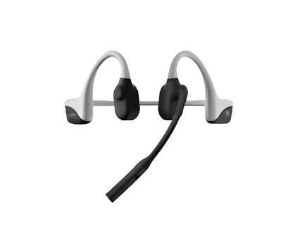 Shokz OpenComm NC Bone Conduction Bluetooth Headset – Light Grey
