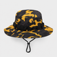 LightComm Outdoor Boonie / Bucket Hat – Yellow & Black Camo