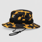 LightComm Outdoor Boonie / Bucket Hat – Yellow & Black Camo