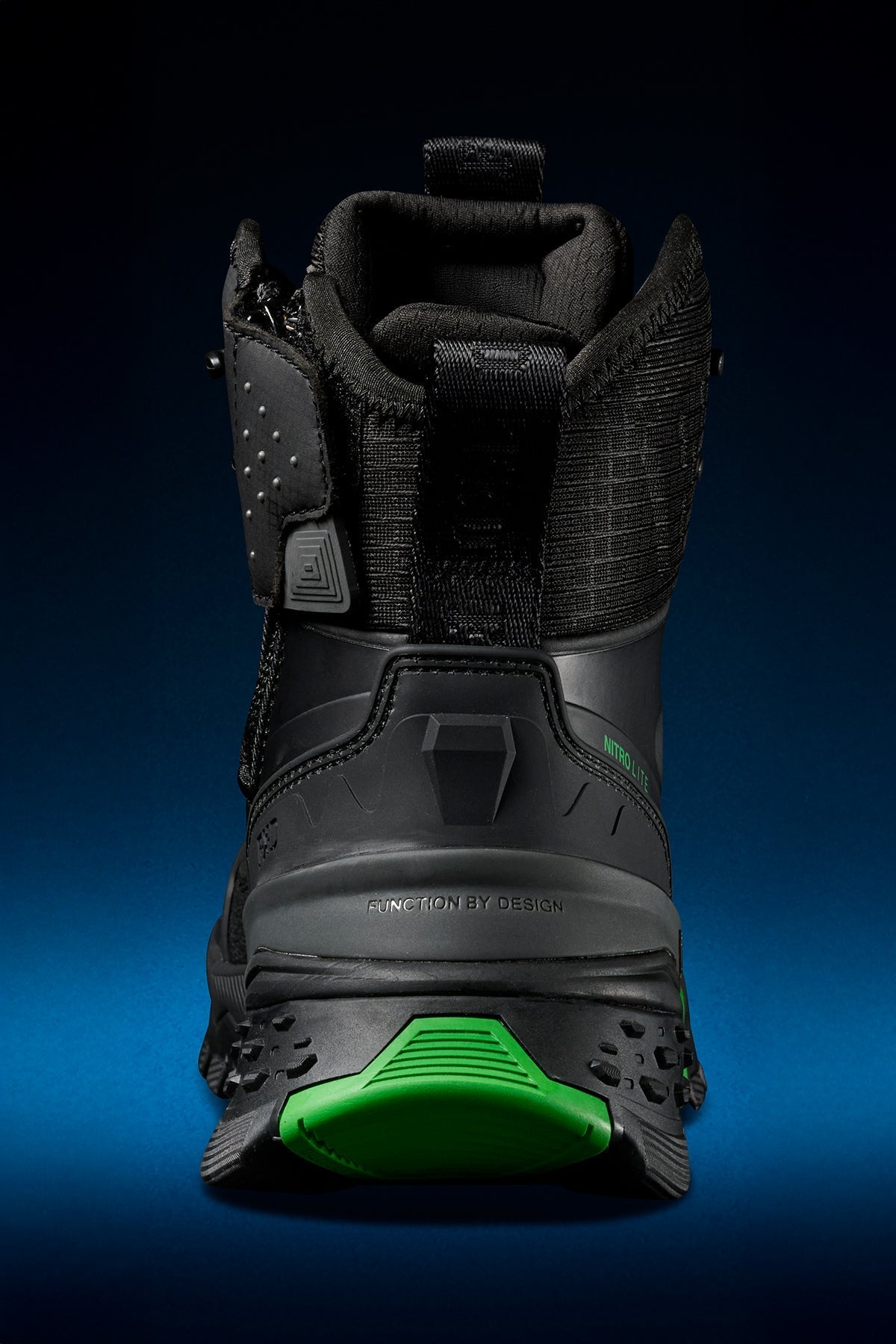 FXD EVO.1 black work boot rear view