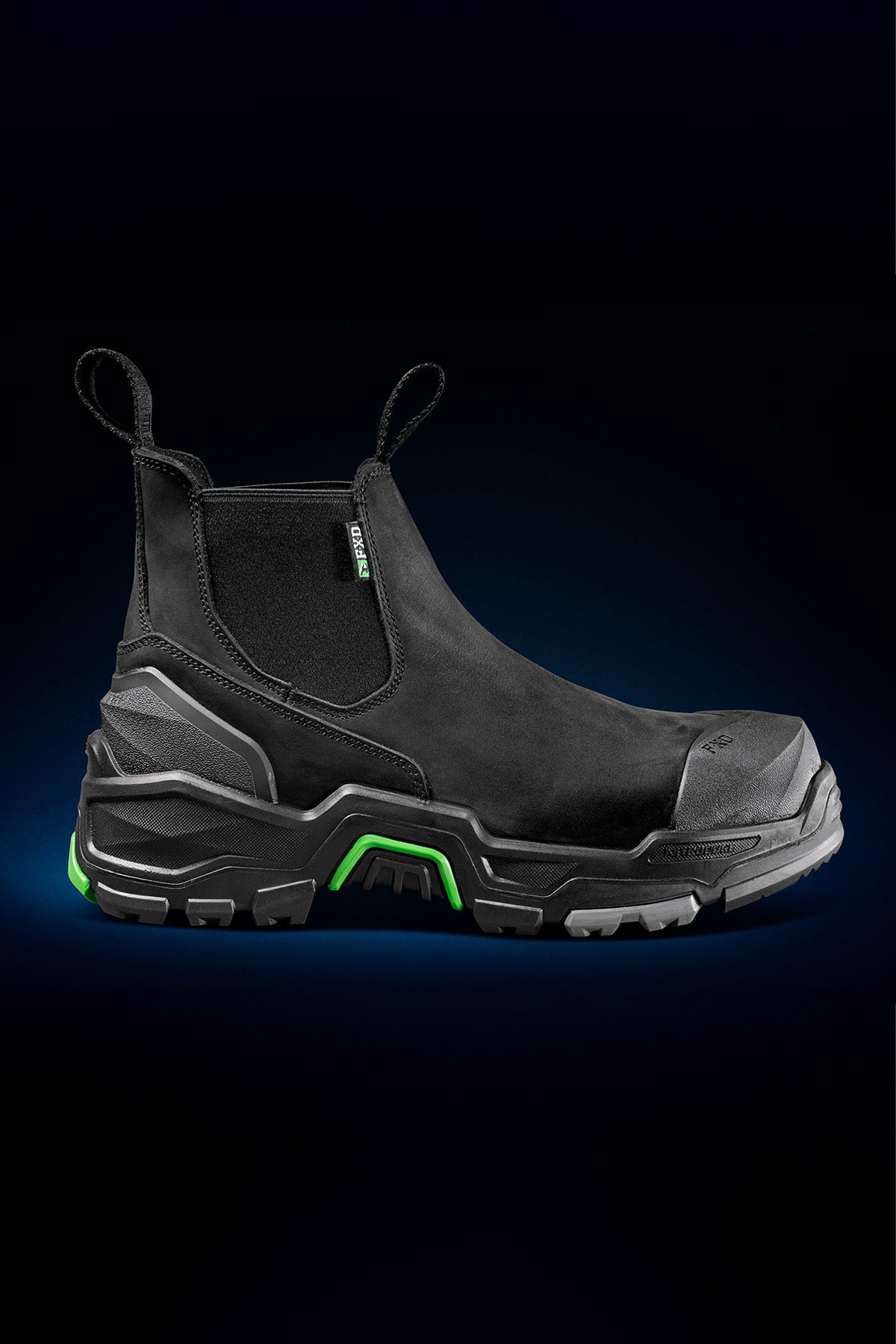FXD DURA.X3 black slip on work boot