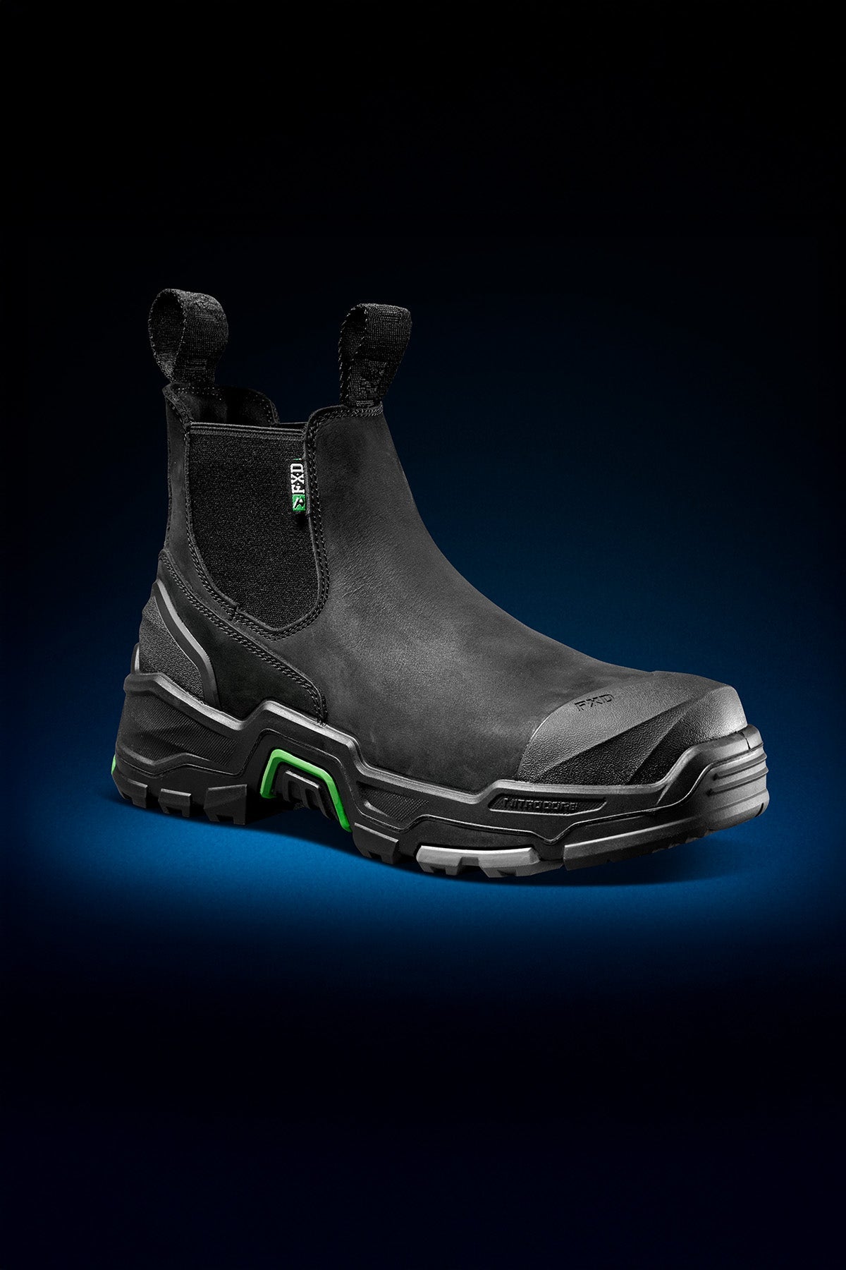 FXD DURA.X3 black slip on work boot