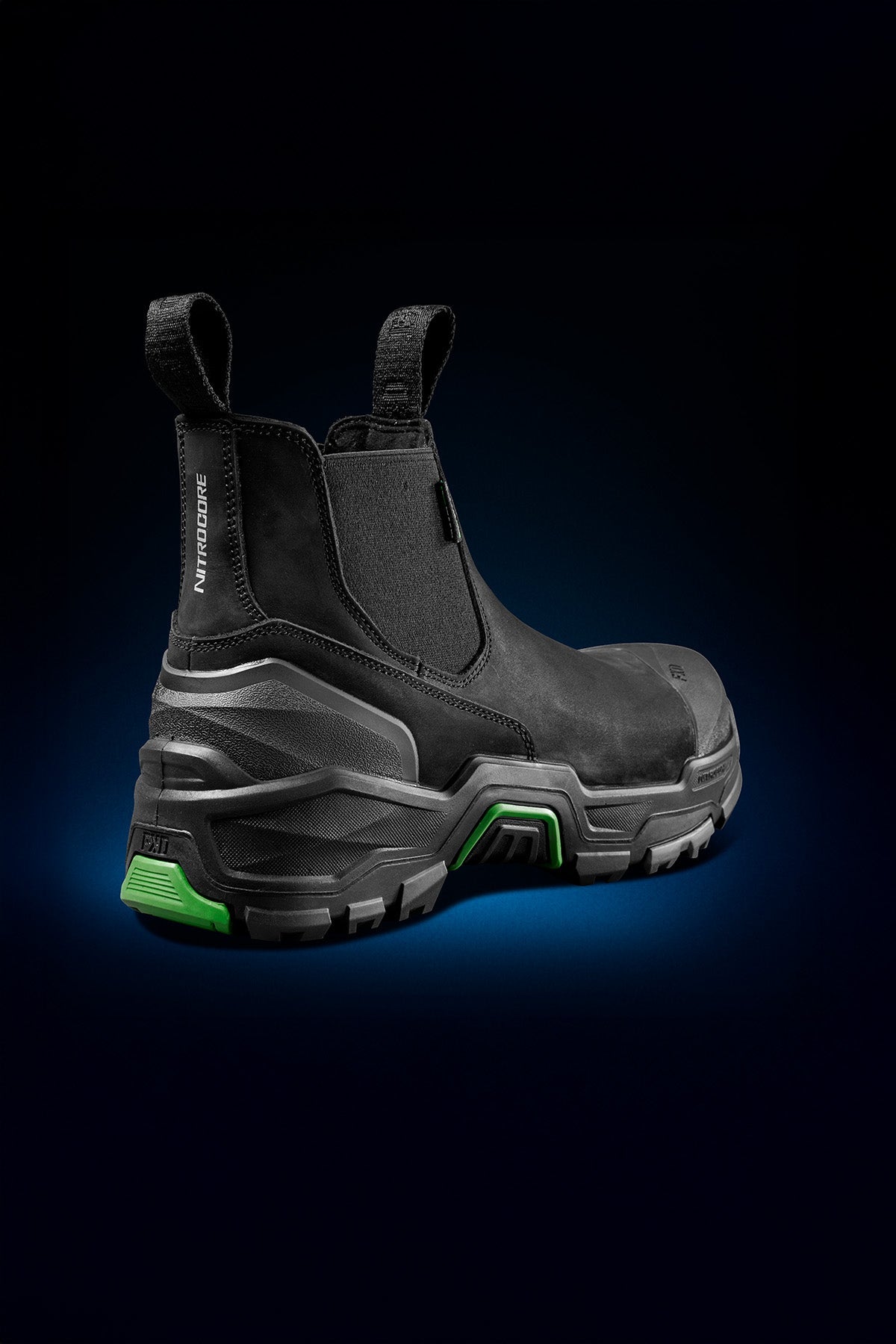 FXD DURA.X3 black slip on work boot