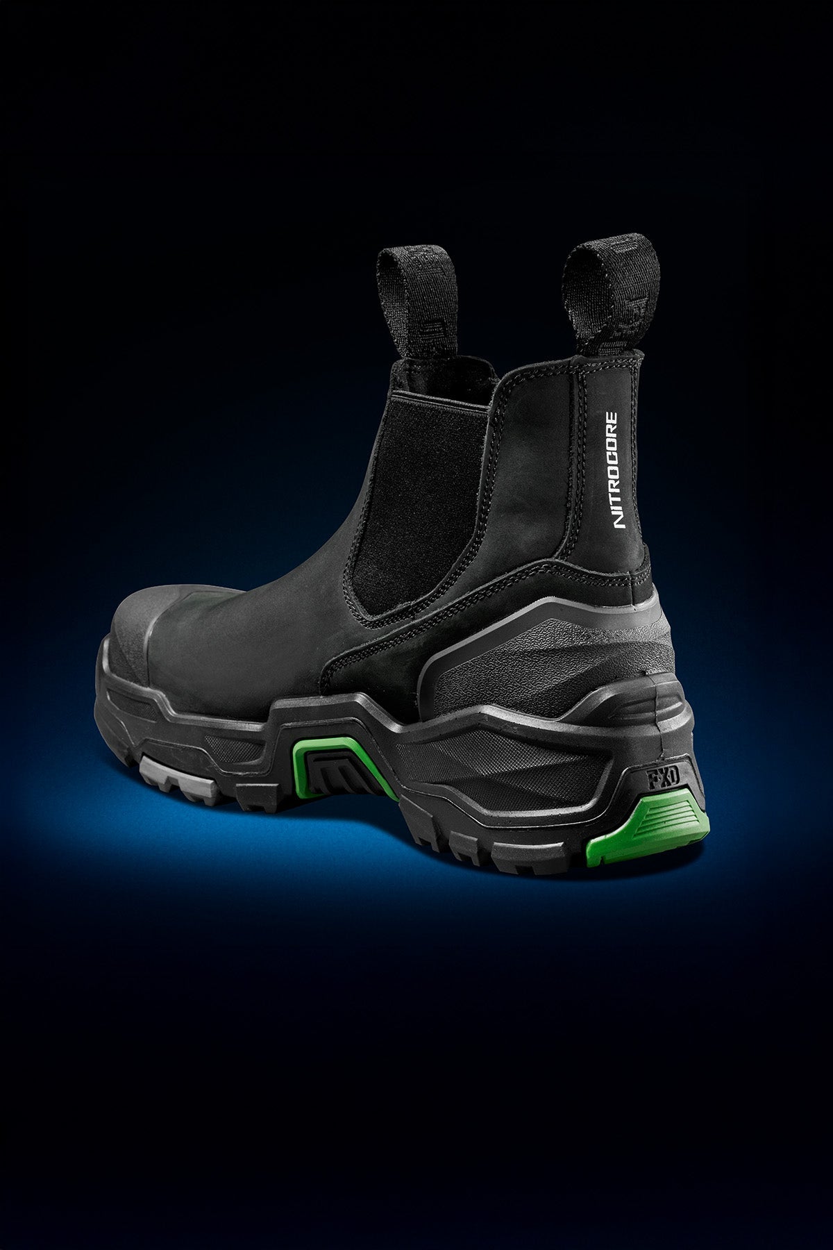 FXD DURA.X3 black slip on work boot