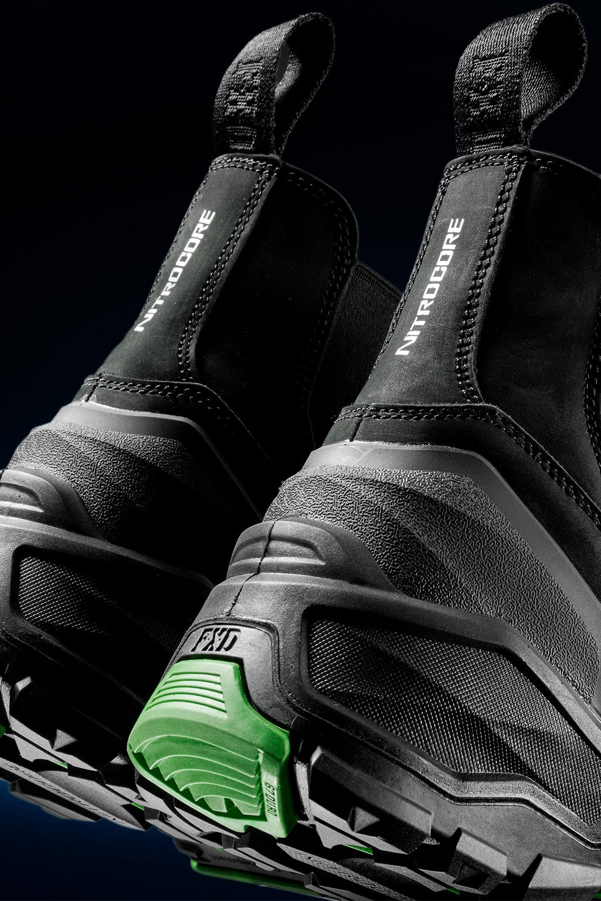 FXD DURA.X3 black slip on work boot