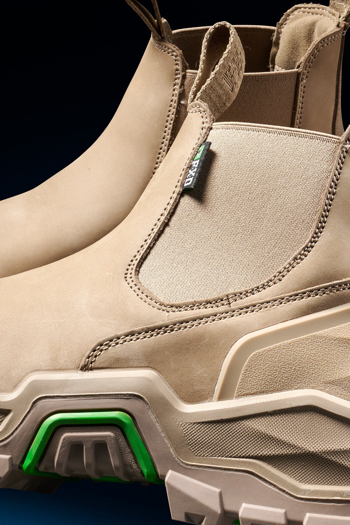 FXD DURA.X3 Stone slip on work boot rear view