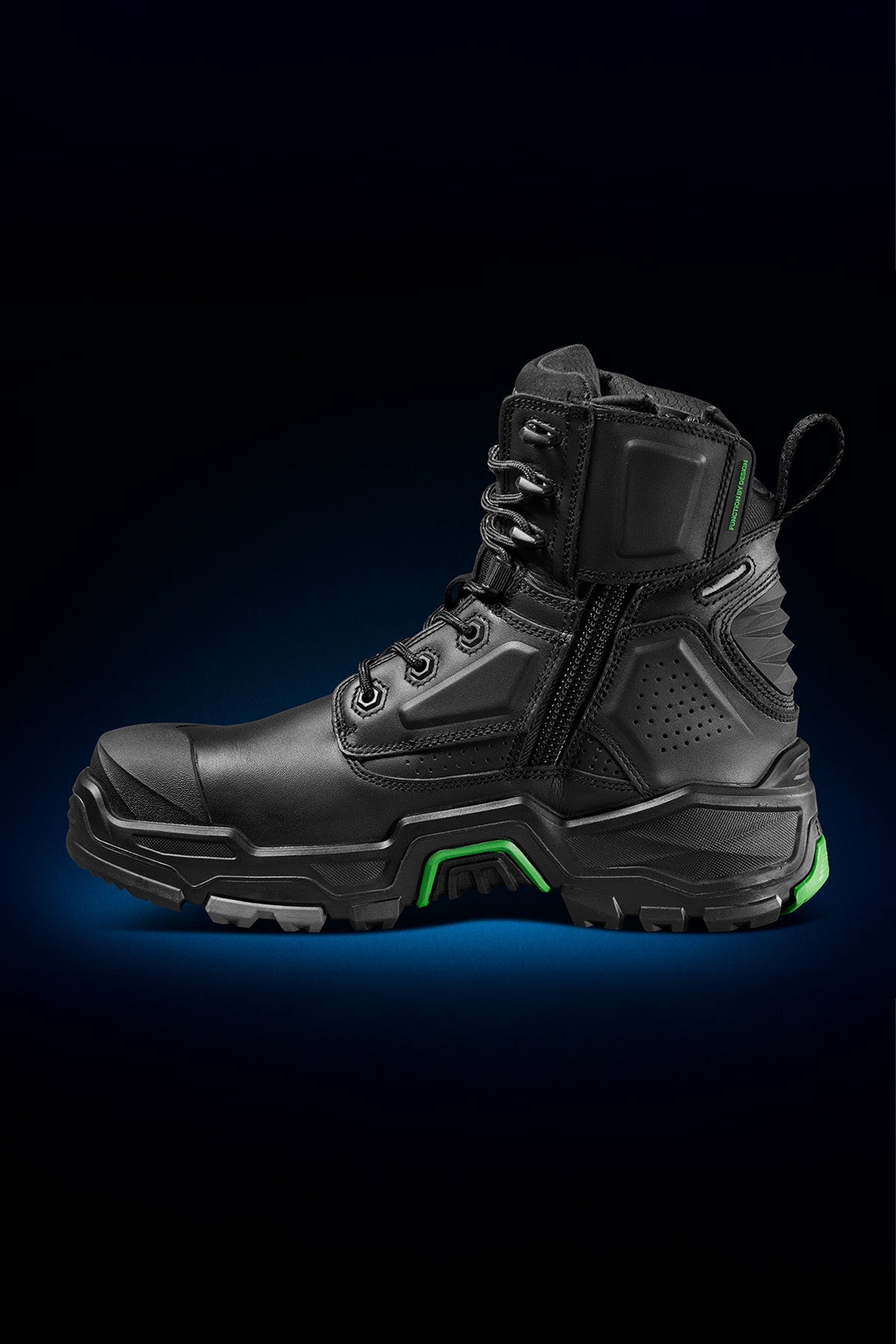 FXD DURA.X1 Black Nitrocore high cut work boot
