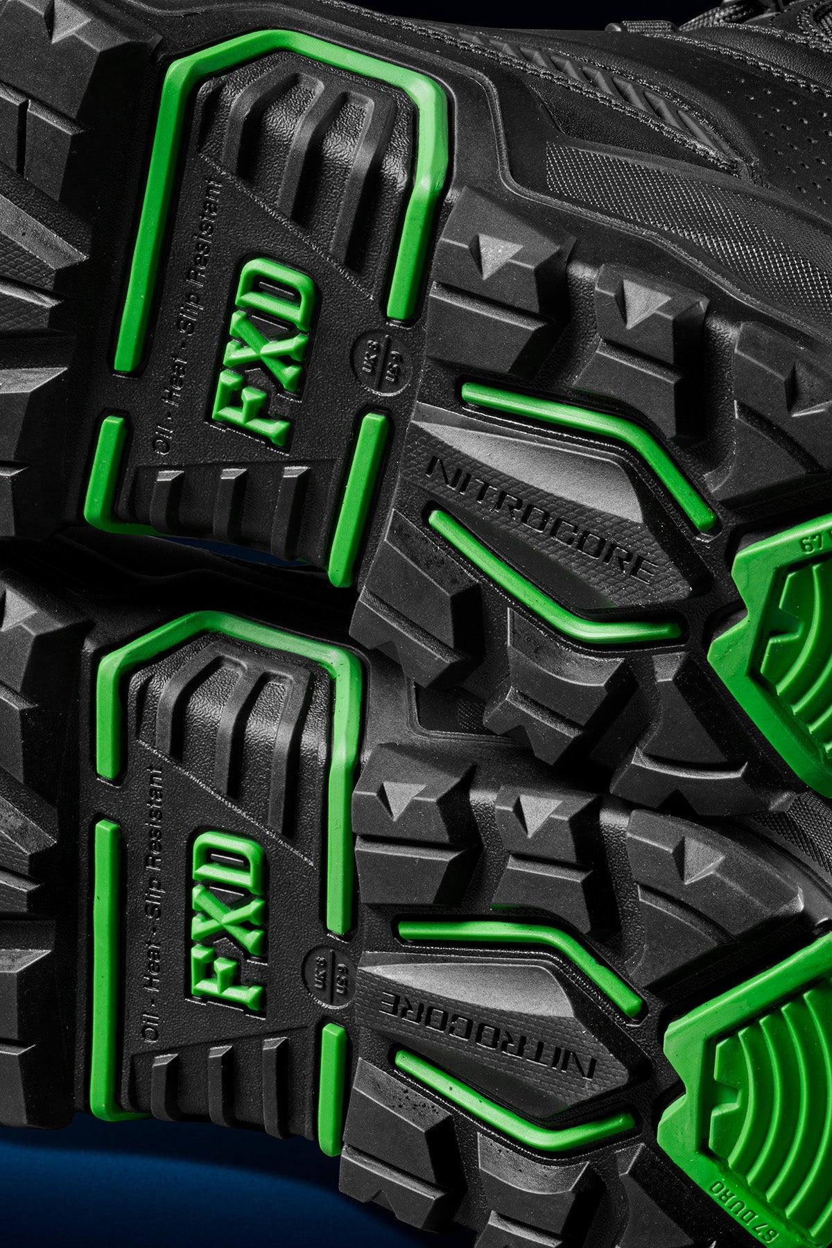 FXD DURA.X1 Black Nitrocore high cut work boot sole