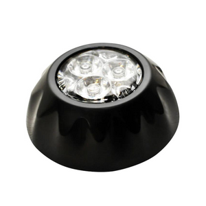 White 3 LED Blast Surface Mounted Directional Warning Strobe- Covert Series